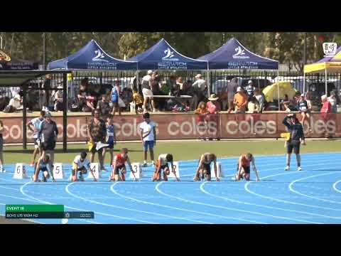 Boys U15 100m Heat 2: 2025/26 State Combined Event Championships