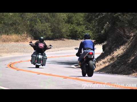 Motorcycles on Mulholland 8/07/11
