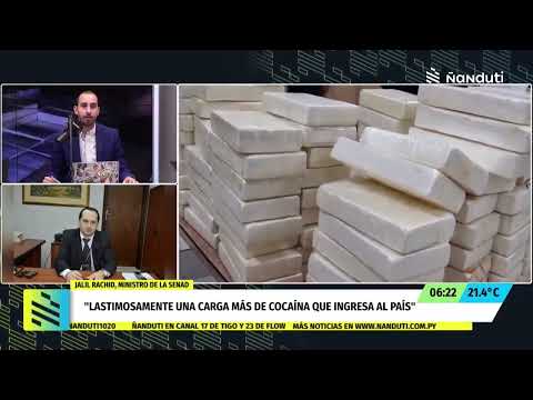 Incautación de cocaína en Misiones: Trabajo SENAD - DEA
