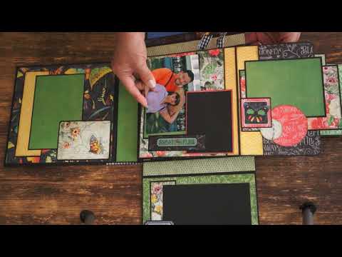 Flutter - Graphic 45 -  Mini Album Walk thru