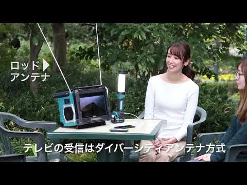 充電式ラジオ付テレビ(本体のみ/バッテリ・充電器別売) ブラック TV100