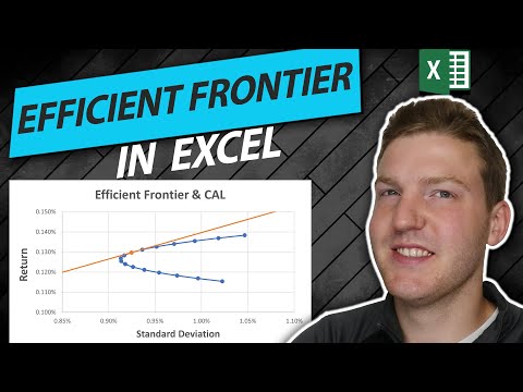 Graph The Efficient Frontier And Capital Allocation Line In Excel