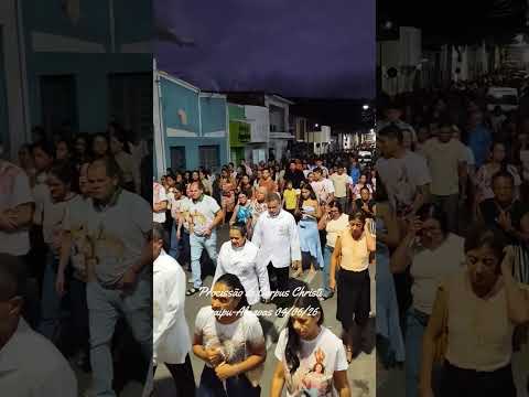 Procissão de Corpus Christi Traipu-Alagoas