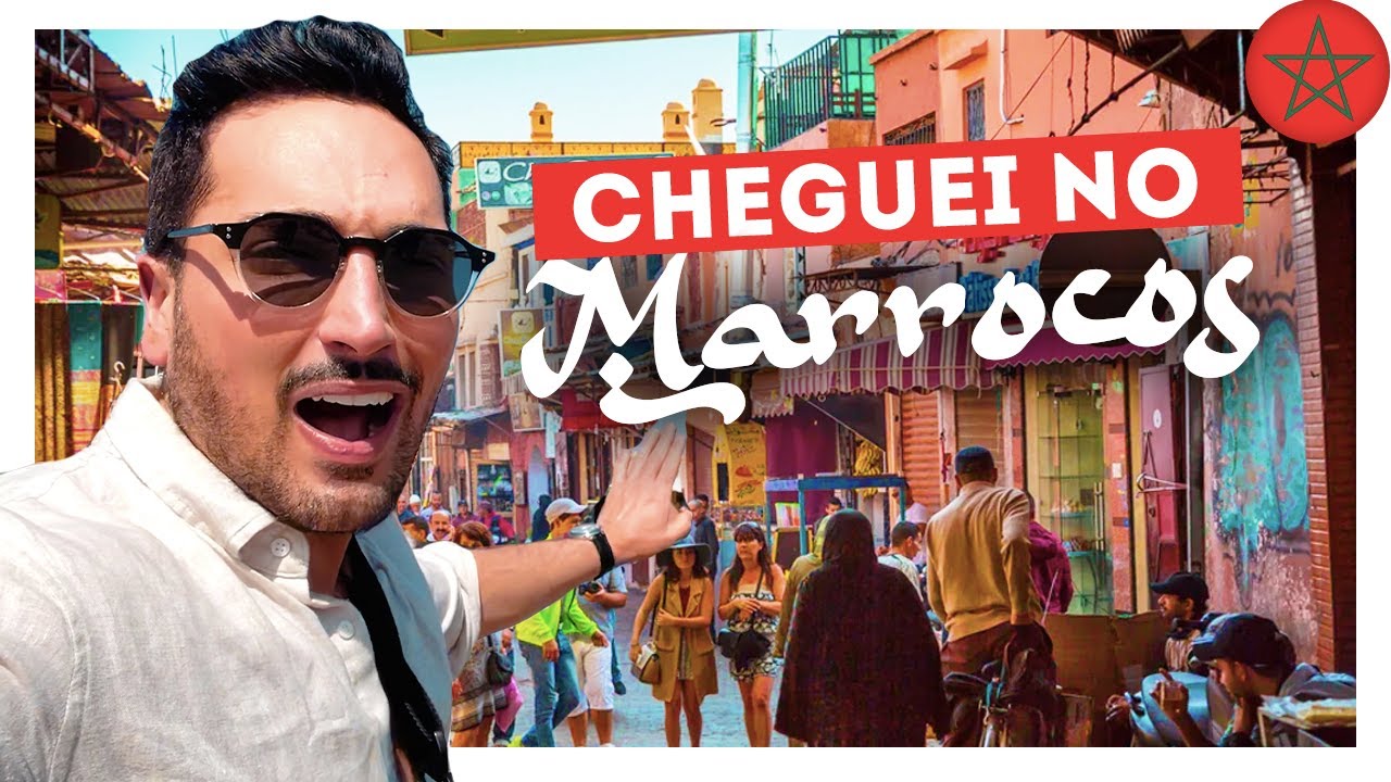 PRIMEIRAS IMPRESSÕES de MARRAKECH no MARROCOS - Esse lugar é uma loucura! - Estevam Pelo Mundo