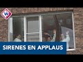 Sirenes en applaus voor zorgpersoneel van Groene Hart Ziekenhuis - OMROEP WEST