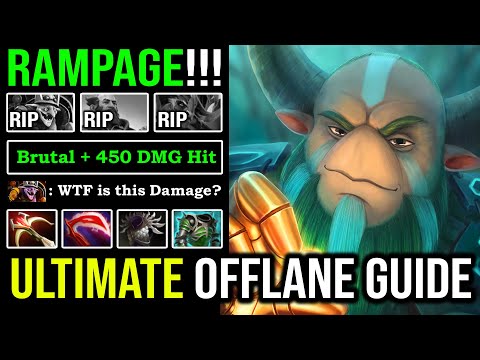 HOW PRO OFFLANE NATURE & BECOME SUPER CARRY with +450 Damage Per Hit Even Timber Isn't Tank DotA 2