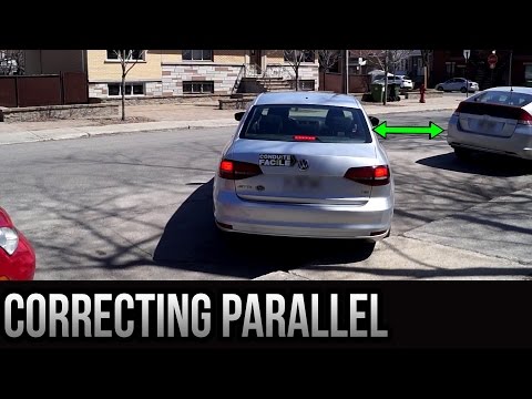 Parallel Parking (Curb Parking) - How To Correct Yourself
