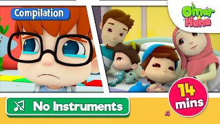 Download lagu [NO INSTRUMENTS] COMPILATION 14 mins |Omar & Hana| Loving Orphans, Dua Before Sleeping mp3