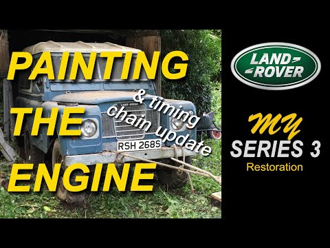 Land Rover Series 3 Restoration - Painting the Engine Pt. 14