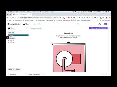 Adding Images to the Assets Folder on Glitch.com