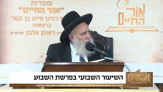 ביאורים על פרשת השבוע - פרשת משפטים תשפ"ו (מוסדות אור החיים) - התמונה מוצגת ישירות מתוך אתר האינטרנט יוטיוב. זכויות היוצרים בתמונה שייכות ליוצרה. קישור קרדיט למקור התוכן נמצא בתוך דף הסרטון