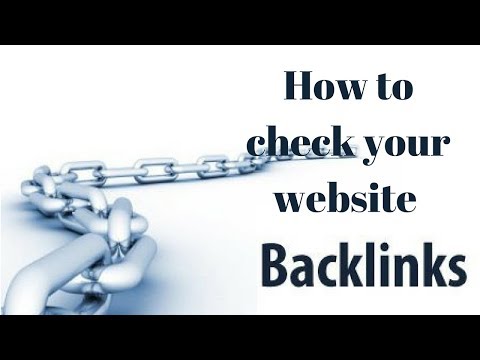 How to check your website backlinks 
