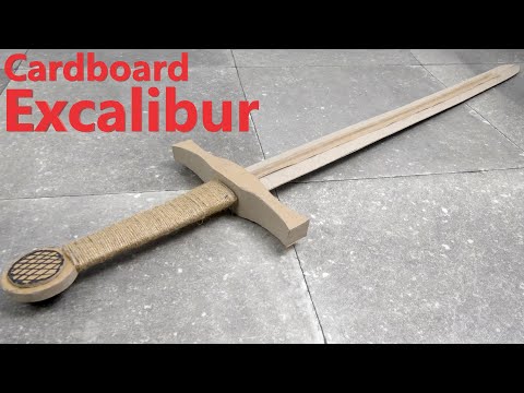 How to make DIY Cardboard Sword