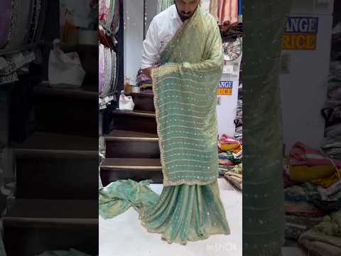 Spas silk Fabrice cutdana & sikwanj wark🛍️📲9791029610📲9789821691#sarees#saree #sareelove#chennai