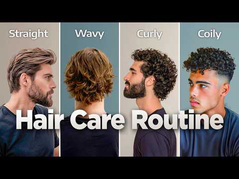 most SIMPLER men hair care routine for all hair types!