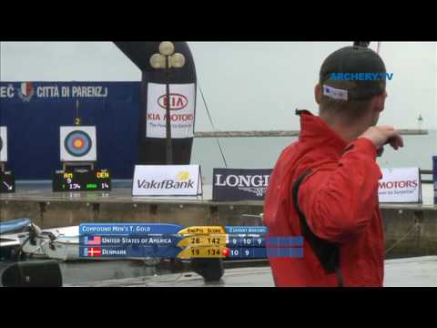 USA v Denmark – compound men's team gold | Porec 2010 Archery World Cup S1