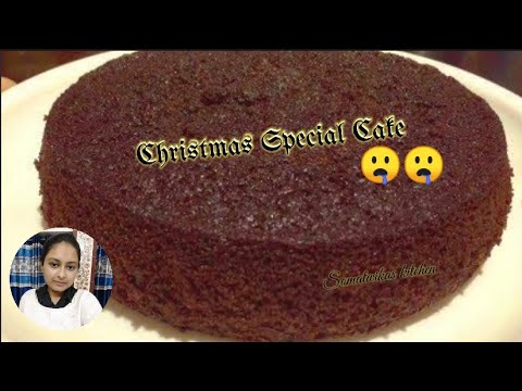 Christmas Special Eggless Cake Recipe by Ritwika/Easy Cake Recipe Use Biscuits/Instant ChristmasCake