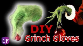 Grinch GLOVES!! :DIY (Super Easy)
