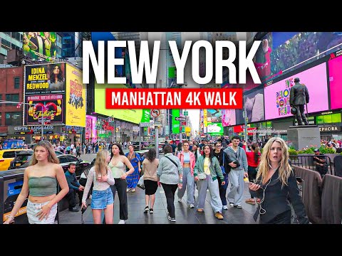 NEW YORK, USA 🇺🇸 Walking Through Manhattan’s Magic | 4K Walking Tour