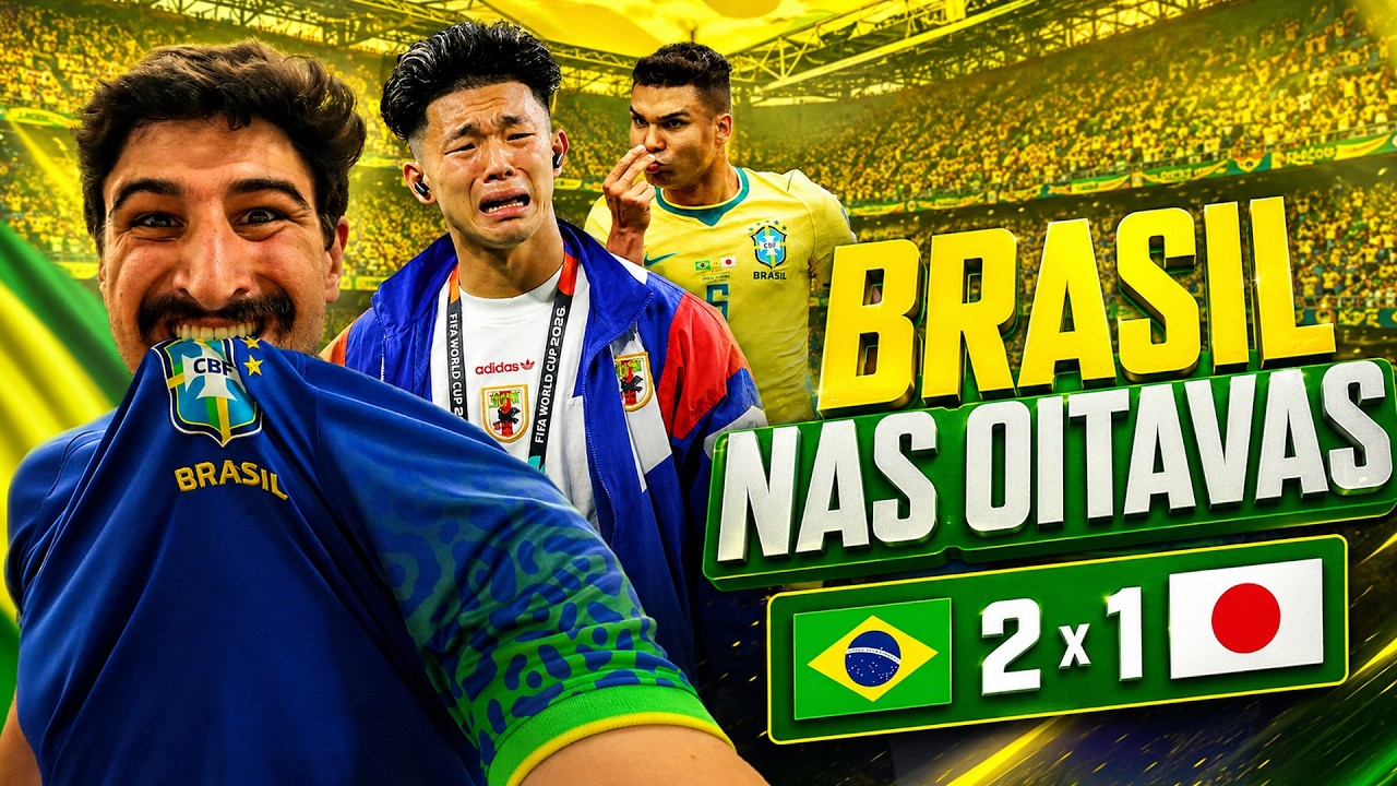 BRASIL NAS OITAVAS DA COPA DO MUNDO! | Vlog do Braune