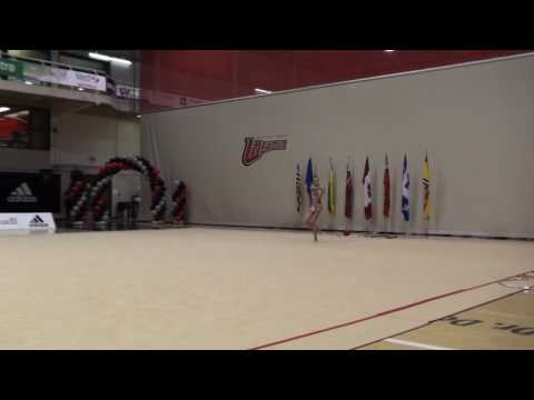 Diana Noskova Junior Rope ON 2016 Canadian Championships RG