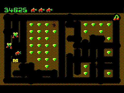 Digger 1983 PC gameplay - great Level 5 but only just! - YouTube