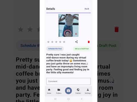 Snap & Post: AI Social Writer video thumbnail
