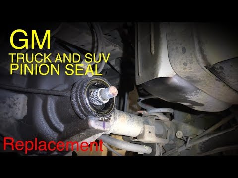Gm Truck and SUV Pinion Seal Replacement