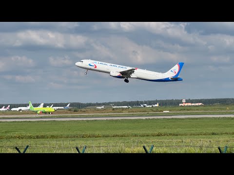 Уход на второй круг Airbus A321 в аэропорту Домодедово. Август 2025 / Airbus A321 Go Around. Moscow