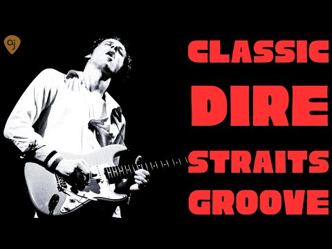Solid Dire Straits Style Guitar Backing Track in A Minor