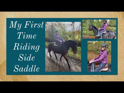 Trying Riding Side Saddle For The First Time! | Equestrian Vlog