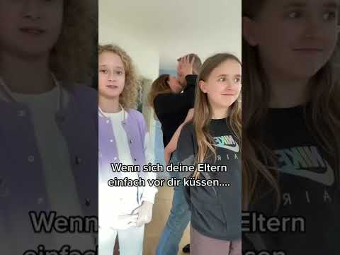 Eltern sind ja so peinlich 😉#familie #eltern #küssen#kuss #peinlich
