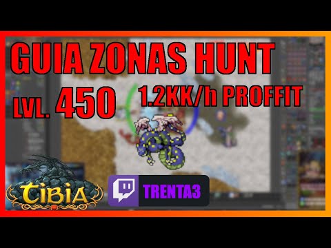 TIBIA ZONAS HUNT | BASHMU DUO FULL PROFIT 1.2kk/h Lvl. 450+