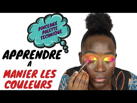APPRENDRE A SE MAQUILLER LES YEUX, MAQUILLAGE COLORE, NEON PIGMENT, FAIRE UN DEGRADE | NELLYGDEUGOUE