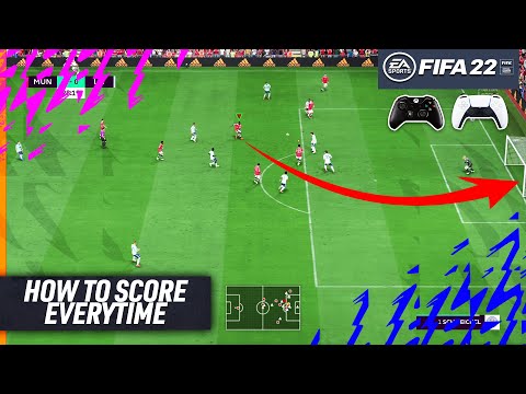 FIFA 22 HOW TO SCORE GOALS EVERYTIME!! OVERPOWERED NEW MECHANIC TO BEAT THE GOALKEEPER!! TUTORIAL