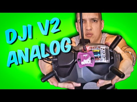 Analog Video with DJI V2 FPV Goggles + Digidapter by British Drone Industries TEST FOOTAGE!