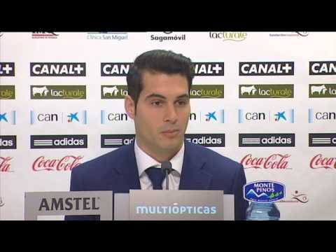 Rueda de prensa de Andrés Fernández