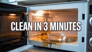 Microwave Cleans itself in 3 minutes! Simple Cleaning Trick Without Scrubbing