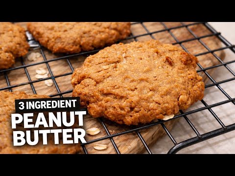 3-Ingredient Peanut Butter Oatmeal Cookies | Soft, Simple & So Good