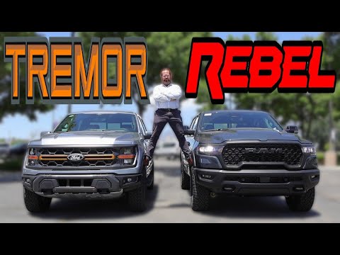 Ford Is Better Than Ram Now?!? (2025 F-150 Tremor 5.0 vs 2025 Ram Rebel X)