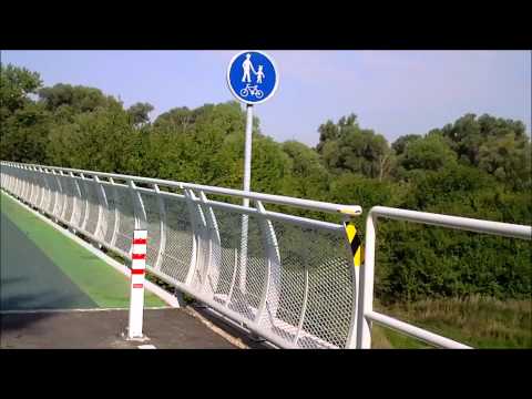 Cyklomost Bratislava DNV Schlosshof cyklotrasy cykloturistika Rakúsko cyklotura tip cyklistika.wmv