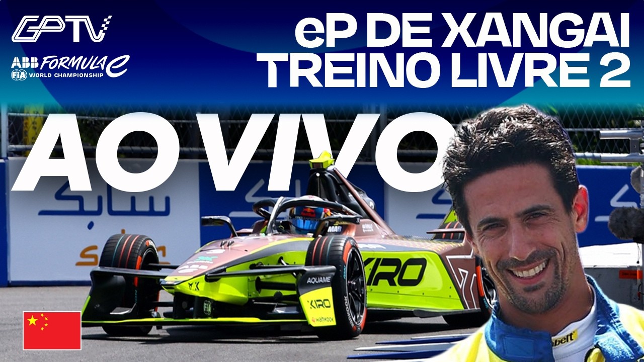 🔴AO VIVO: FÓRMULA E 2026 | TL2 eP DE XANGAI COM IMAGENS E DRUGOVICH | 12ª ETAPA
