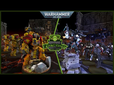 NEW SPACE MARINE SHOWDOWN! | Imperial Fists vs. Raven Guard | Warhammer 40k Batrep