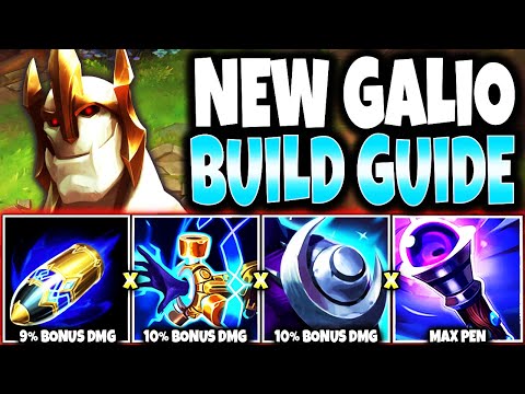 The Complete New Meta Galio x29% Bonus Dmg Season 13 BUILD GUIDE (2 in 1 Games) - League of legends