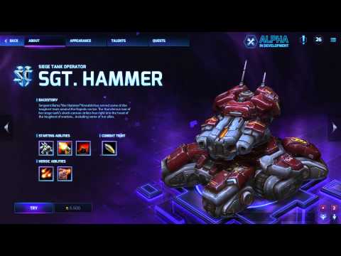 Sgt. Hammer Unit Quotes - Heroes of the Storm
