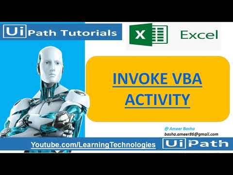 UiPath Tutorial || Day 34 : Invoke VBA Activity