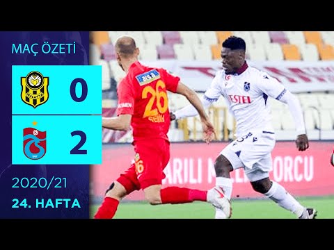 ÖZET: Y. Malatyaspor 0-2 Trabzonspor | 24. Hafta - 2020/21