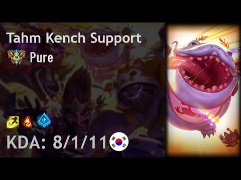 Tahm Kench Support vs Alistar - Pure - KR Challenger Patch 8.4