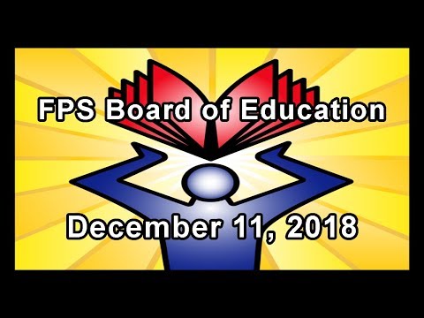 School Board Meeting - December 11, 2018