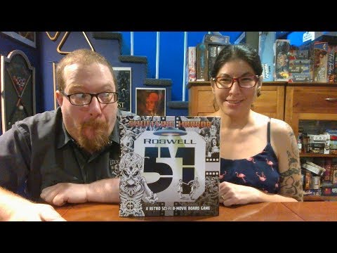The Board Game Kaptain's review and tutorial for Roswell 51 